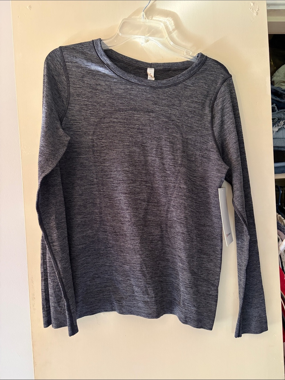Lululemon athletica Long Sleeve Crewneck Top - Heather Dark Gray women’s